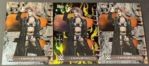 2025 Topps Chrome WWE Cactus Jack Black Gold Flame Fallon Henley Refractor #78 - Picture 1 of 2