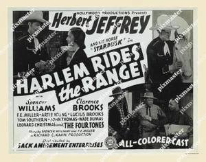 HARLEM RIDES THE RANGE - 1940 HERB JEFFERIEY - 11 X 14 LOBBY SZENENKARTE - Bild 1 von 1
