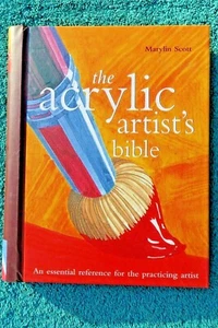 Acryl Künstlerbibel Künstlerbibeln von Marylin Scott neuwertiger Zustand Spirale - Bild 1 von 4