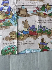 1977 Sanrio Co. LTD Stoff, Made in Japan, "Cotton Flower". 45 x 54 cm - Bild 1 von 12