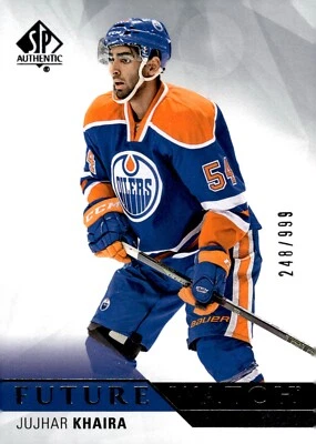 Jujhar Khaira - 2015-16 SP Authentic Future Watch /999 Rookie Card #197 - Image 1 of 2