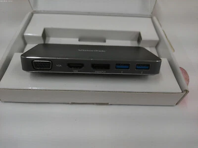 VisionTek - Estación de Acoplamiento USB-C Doble Pantalla VT200 - 901226 - (Sin USB) Foto 1 de 4