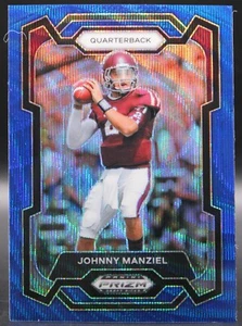 Selecciones de draft Panini Prizm 2024 Johnny Manziel #27 Blue Wave/249 - Imagen 1 de 2