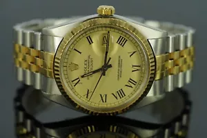Rolex Oyster Perputual Datejust Stahl/Gold Ref 16013 36mm BJ 1979 Gewährleistung - Bild 1 von 12