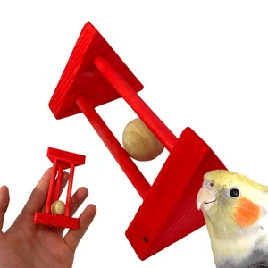 Rompecabezas cilindro de sonajero Bonka Bird Toys pie garra loro jaula juguete - Imagen 1 de 23