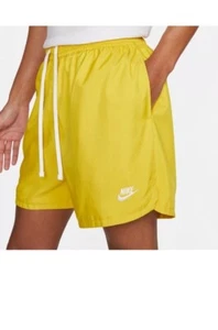 Nike Men's L Sportswear Sport Essentials Woven Lined Flow Shorts Sulfur New - Picture 1 of 7