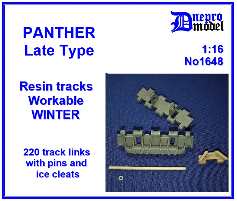 PANTHER Late Type Resin tracks Workable WINTER 1/16 - Image 1 of 1