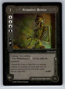 Stirring Bones NM Limited Dark Minions Middle Earth CCG LoTR - Bild 1 von 2