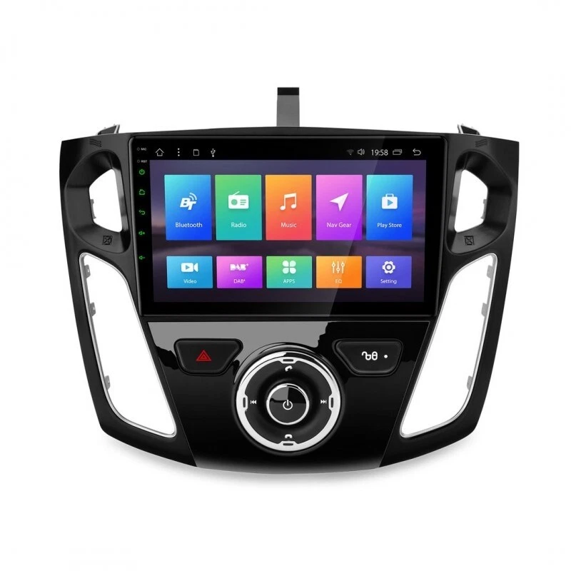 Radio Navegador GPS para Ford Focus 2015-2017 Android Lcd Táctil 9" Bluetooth - Imagen 1 de 1
