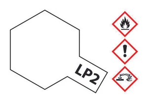 (1030,00€/1l) LP-2 Blanco Brillante 10ml Resinas Pintura Laca Color - Imagen 1 de 1