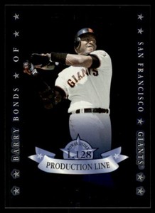 2001 Donruss Production Line Barry Bonds /1128 Giants #PL44 *Noles2148*