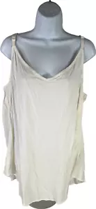 NEW Torrid Women’s White Sleeveless V-Neck Cami Basic Tank Top - Plus 3X - Picture 1 of 4