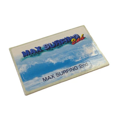 Tarjeta de memoria PlayStation Max Surfing segunda pegatina Famitsu importación japonesa PS1 PS2 Foto 1 de 2