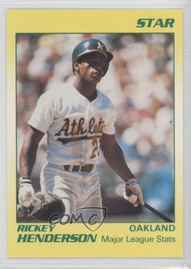 1990 Star Rickey Henderson Rickey Henderson #3 HOF