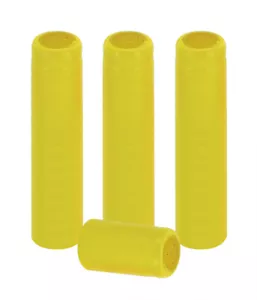 CÁPSULAS RETRÁCTILES DE PVC AMARILLO BRILLANTE PAQUETE DE 30 - Imagen 1 de 2