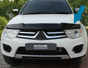 Starr Motorhaube Schutz Windabweiser Passend Für Mitsubishi l200 (2005-15) - Picture 1 of 3
