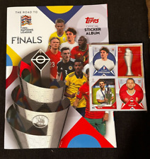 TOPPS COMPLETE SET ROAD TO NATIONS LEAGUE FINALS + EMPTY ALBUM MINT NO PANINI