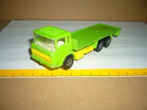 MATCHBOX-LESNEY Super Kings DAF Truck ohne Aufbau hellgrün K-13-20 - Bild 1 von 3