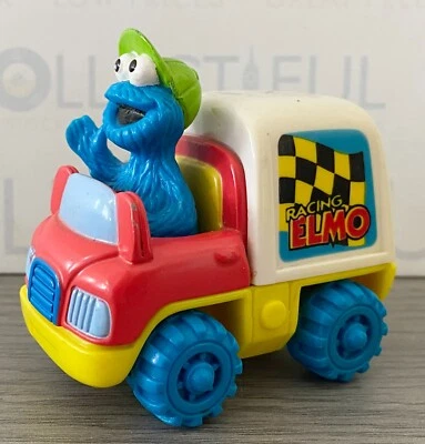 MATCHBOX / TYCO - CALLE SÉSAMO - CAMIÓN DE CARRERAS ELMO - COCHE MODELO 1997 🔥 Foto 1 de 2