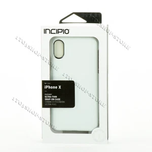 Incipio Feather Slim Hard Case Snap Cover For iPhone X iPhone XS - Glossy White - Picture 1 of 5