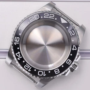 Caja de reloj 40 mm GMT unidireccional 120 vueltas cristal de zafiro para Seiko NH35/36 - Imagen 1 de 39