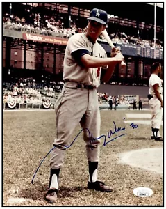 Maury Wills autographed 8x10 Photo Los Angeles Dodgers JSA 94004 - Picture 1 of 2