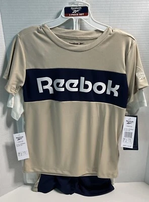 Reebok Boys 3 Piece Short Set (Size 7)!! NWT - Image 1 of 3