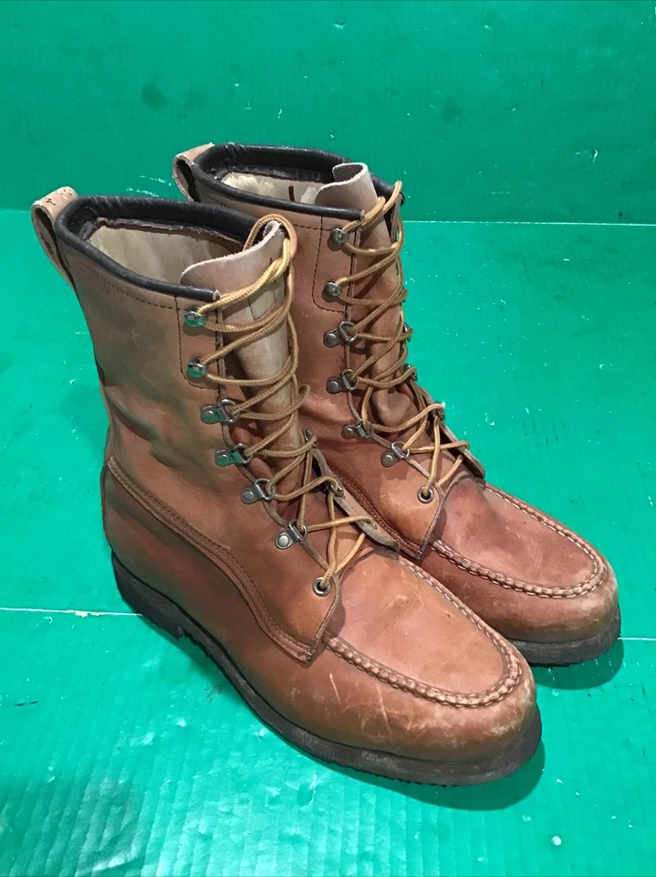 Botas de Trabajo De Colección Mason Chippewa Falls 9 E Plantilla Terciopelo-eez Hechas en EE. UU. Puntera Sin usar, en caja Foto 1 de 4
