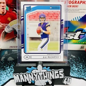 2024 Panini Donruss Rated Rookie #303 J.J. McCarthy (RC) Vikings π₯ - Picture 1 of 3