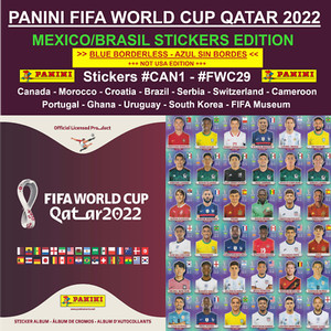 Panini World Cup QATAR 2022 - MEXICO/BRASIL Edition - Stickers #CAN1 - #FWC29