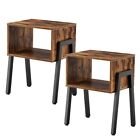  Nightstands Set of 2, Stackable End Table, Side Table, Bedside Tables with 