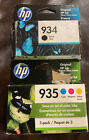 Genuine Hp 934 935 Black Color 4Pk Ink Cartridges Box Officejet Pro 6815