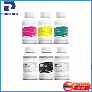 PUNEHOD 6*500ml CWYK-WW DTF Ink Direct to Transfer Film Ink DIY for DTF Printer - Bild 1 von 10