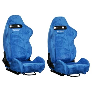 Reclinable Slider Seats For Recaro SR3 Style Civic Integra DC2 EK9 EK EG ITR CTR - Picture 1 of 7