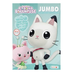 DreamWorks Gabby's Dollhouse Jumbo Coloring & Activity Book - 80 pages - Picture 1 of 8
