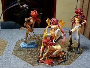 Monsieur Bome 4er Collection Band 1/6 Oni-Musume sexy Anime Manga Figur - Bild 1 von 13