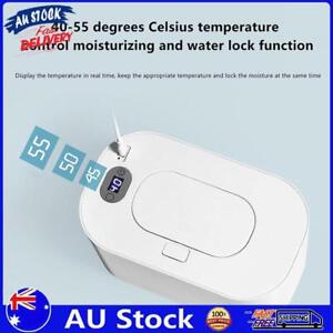 AU Portable Smart Baby Wipe Warmer with Display Screen Heating Tissue Box