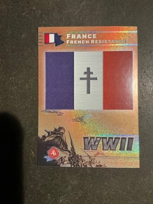2025 Historic Auto?s WW 2 France French Resistance Foil Insignia #7/25 - Image 1 of 4