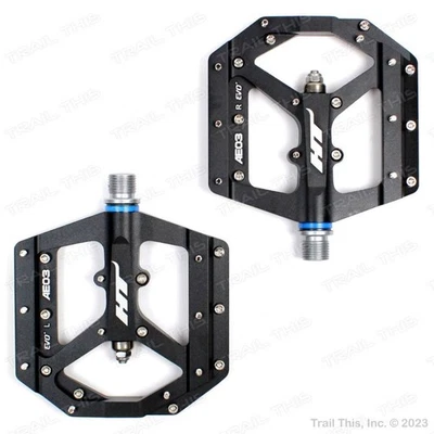 HT Components AE03 EVO+ MTB Pedales Plataforma Bicicleta CrMo Negro Foto 1 de 4