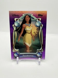 Pocahontas 2025 Topps Disney Wonder Nivel 1 Lámina Púrpura/99 #54 - Imagen 1 de 2