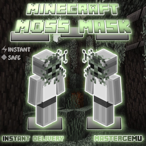 Minecraft Moss Mask - AUTOMATED INSTANT DELIVERY - Java & Bedrock | eBay UK