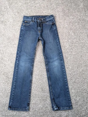 Pantalones de mezclilla clásicos regulares de pierna recta Wrangler Jeans para niños 10 duraderos Foto 1 de 4
