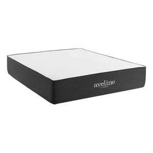 Modway Aveline 14" Modern Style Memory Foam Queen Mattress in White - Picture 1 of 10