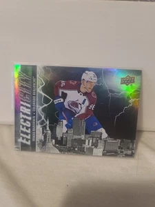 2024-25 Upper Deck Series 2 ElectriCITY Black Parallel EC-26 Mikko Rantanen - Foto 1 di 6