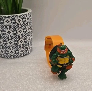 Orologio digitale flip top 1988 TMNT Teenage Mutant Ninja Turtles Michelangelo *nuovo con etichette - Foto 1 di 8