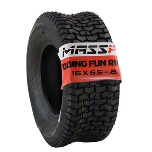 MASSFX 16x6.5-8 Lawn & Garden, Lawn Mower & Tractor Mower Tires 4 Ply 16x6.5x8 - Picture 1 of 9