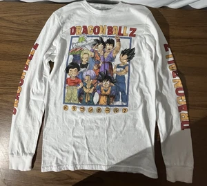 Dragon Ball Z Shirt mehrere Figuren weiß langarm Größe: Small - Bild 1 von 9