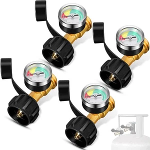 4 Pack Upgraded Propane Tank Gauge Propane Level Indicator with Color Coded D... - Picture 1 of 7