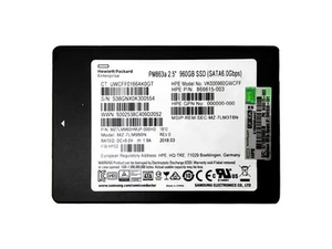 Hard drive HPE 960GB SSD SATA 6G 2.5" TLC RI P40498-B21 P41523-001 - Afbeelding 1 van 1
