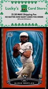 2014 Bowman #13 Blake Bortles Rookies Red #/199 - Picture 1 of 2